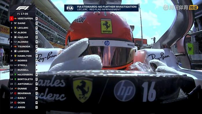 开云登录入口-勒克莱尔红旗下超车免罚,赛事仲裁认定无意