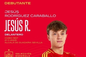 kaiyun体育-19岁赫苏斯-罗德里格斯完成西班牙首秀,也是科莫首位西班牙国脚