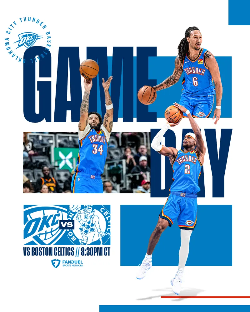 kaiyun体育-见证历史！雷霆分享明日对阵绿军赛事海报，亚历山大出镜